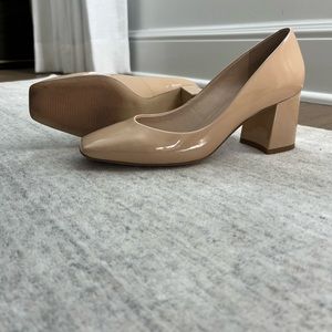 Nude Marc Fisher Block Heels - Size 6